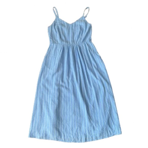 Old Navy NWT Chambray Style Summer Midi Dress - Picture 3 of 16